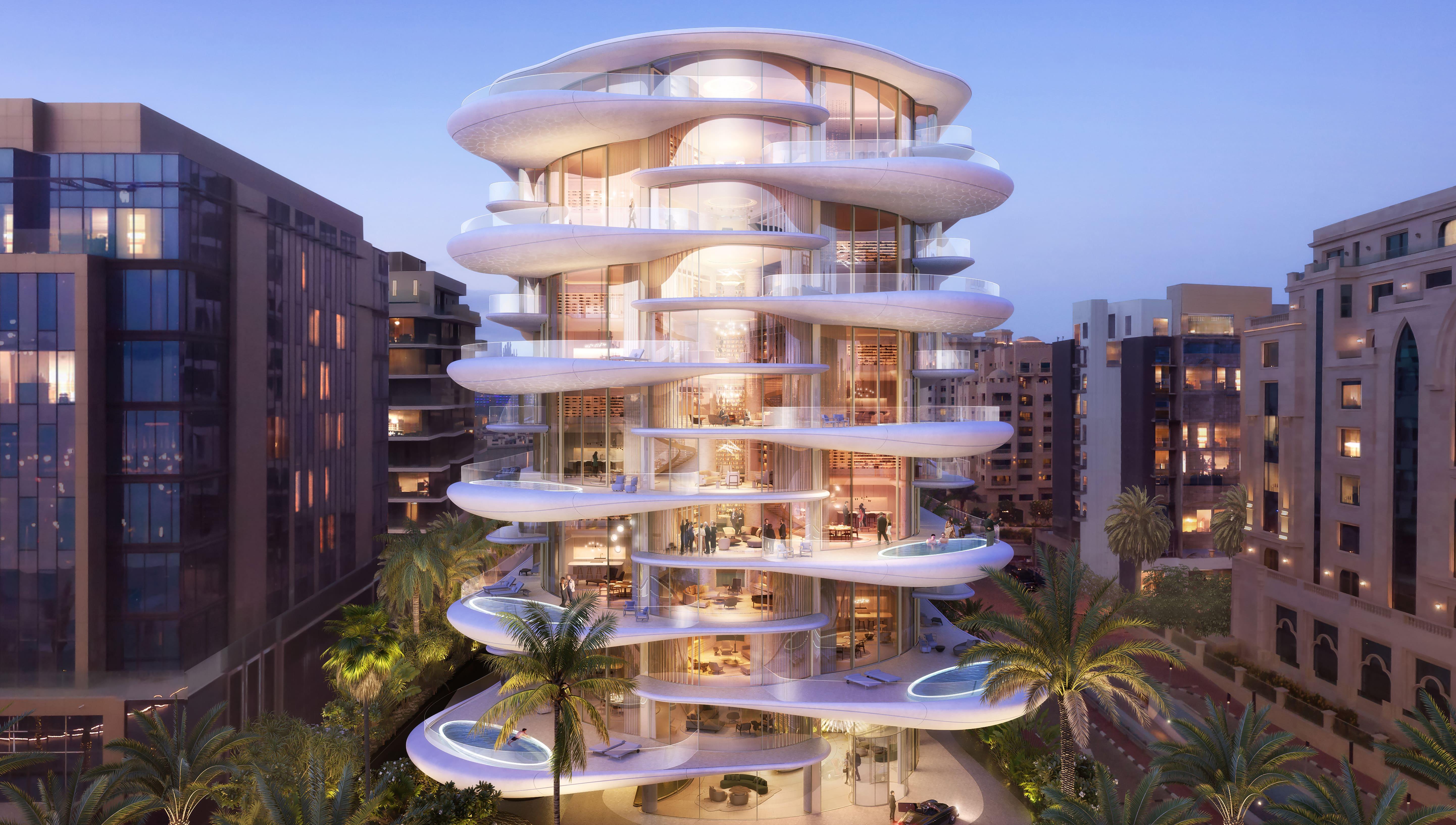 Palm Flower — architectural rendering