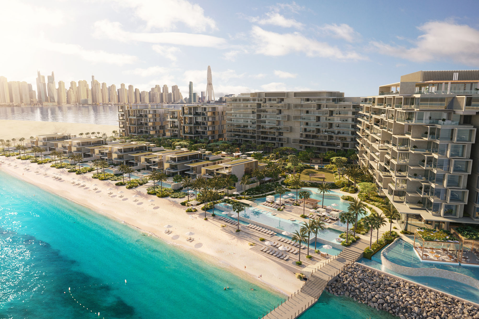 Six Senses Residences The Palm, Dubai — developer architectural rendering